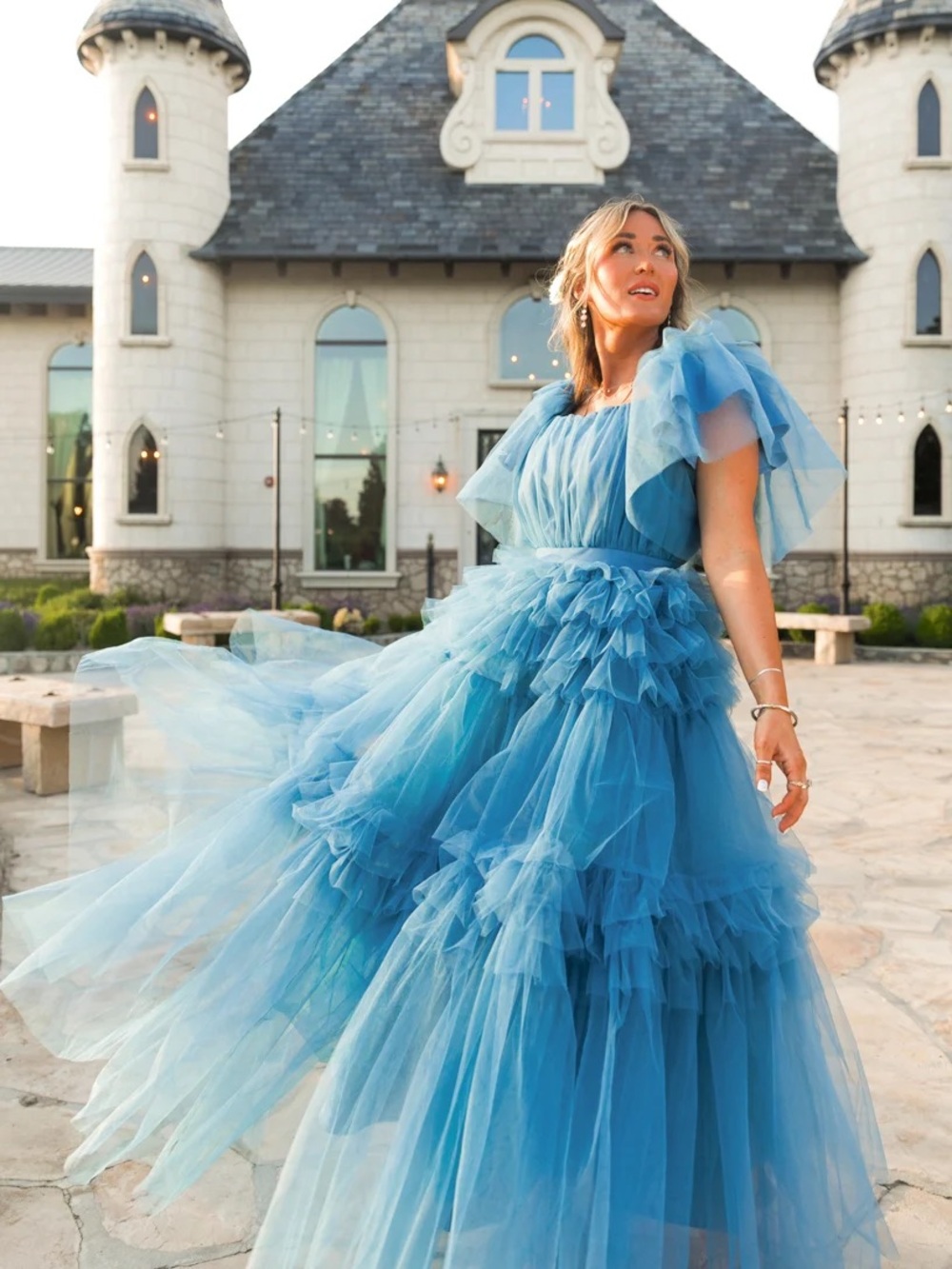 Ivy City Co. Blue Fairytale Dress